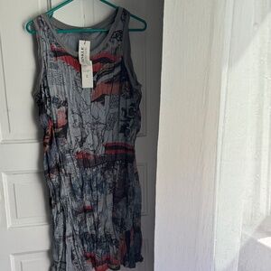 NWT - VASNA KNEE-LENGTH CRINKLE DRESS OR TUNIC SIZE M